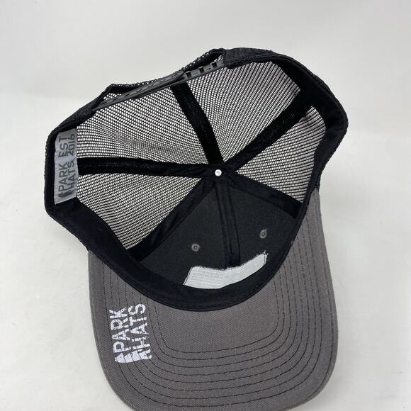Yosemite National Park Patch Trucker Snapback Hat Mens Half Dome 2016 Gray - Picture 7 of 8